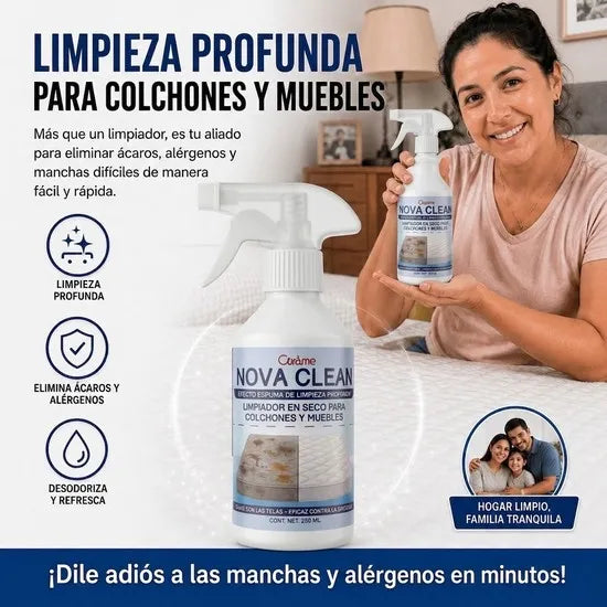 NOVA CLEAN - Limpiador para colchones, muebles y tapices