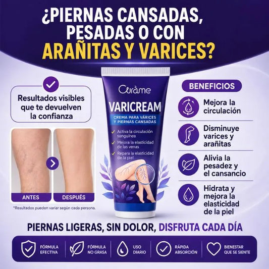 Varicream crema en gel para varices y arañitas