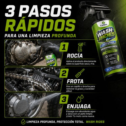 Curàme WASH RIDES cero grasa - desengrasante profesional