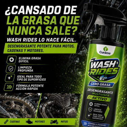 Curàme WASH RIDES cero grasa - desengrasante profesional